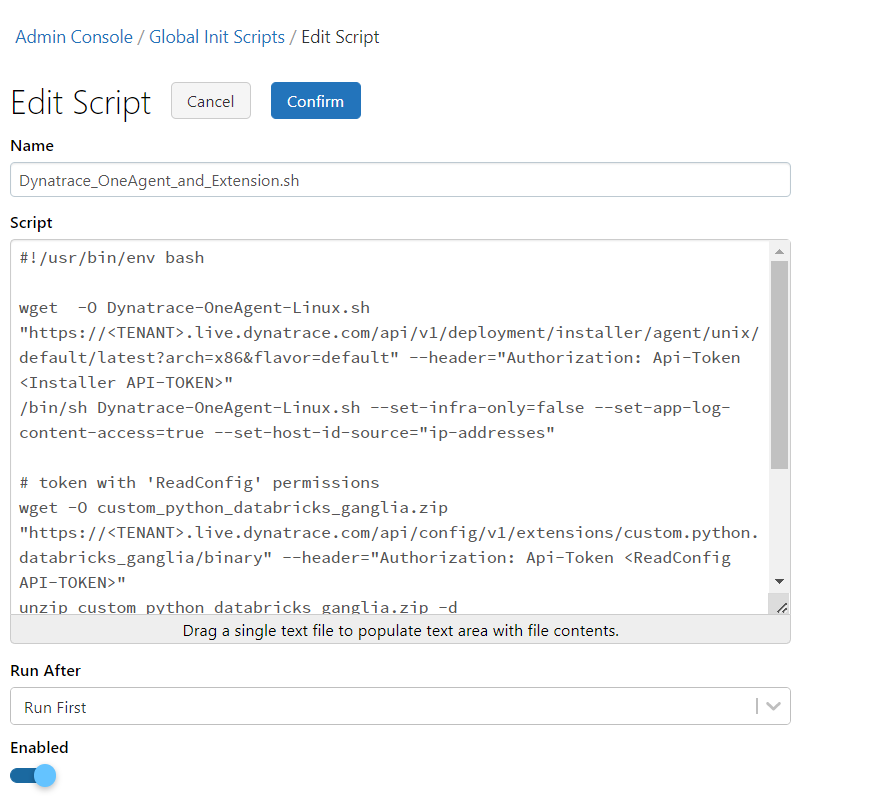 databricks-dynatrace-hub