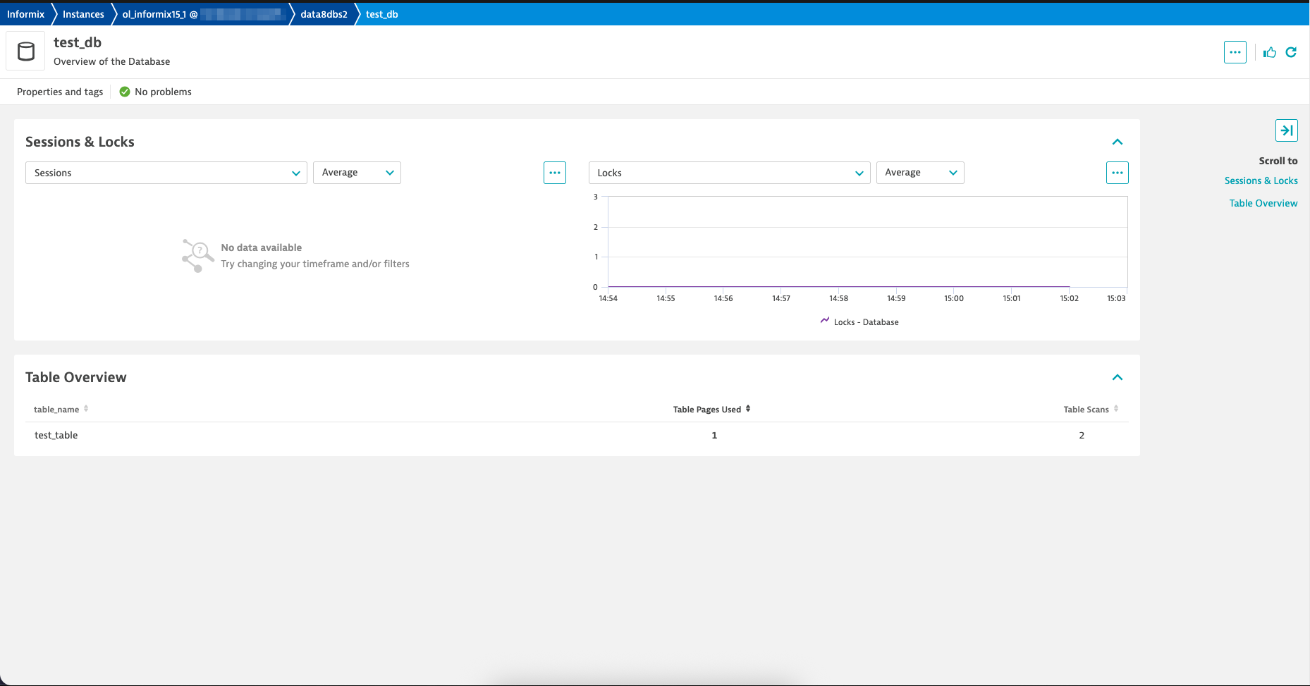 Database view