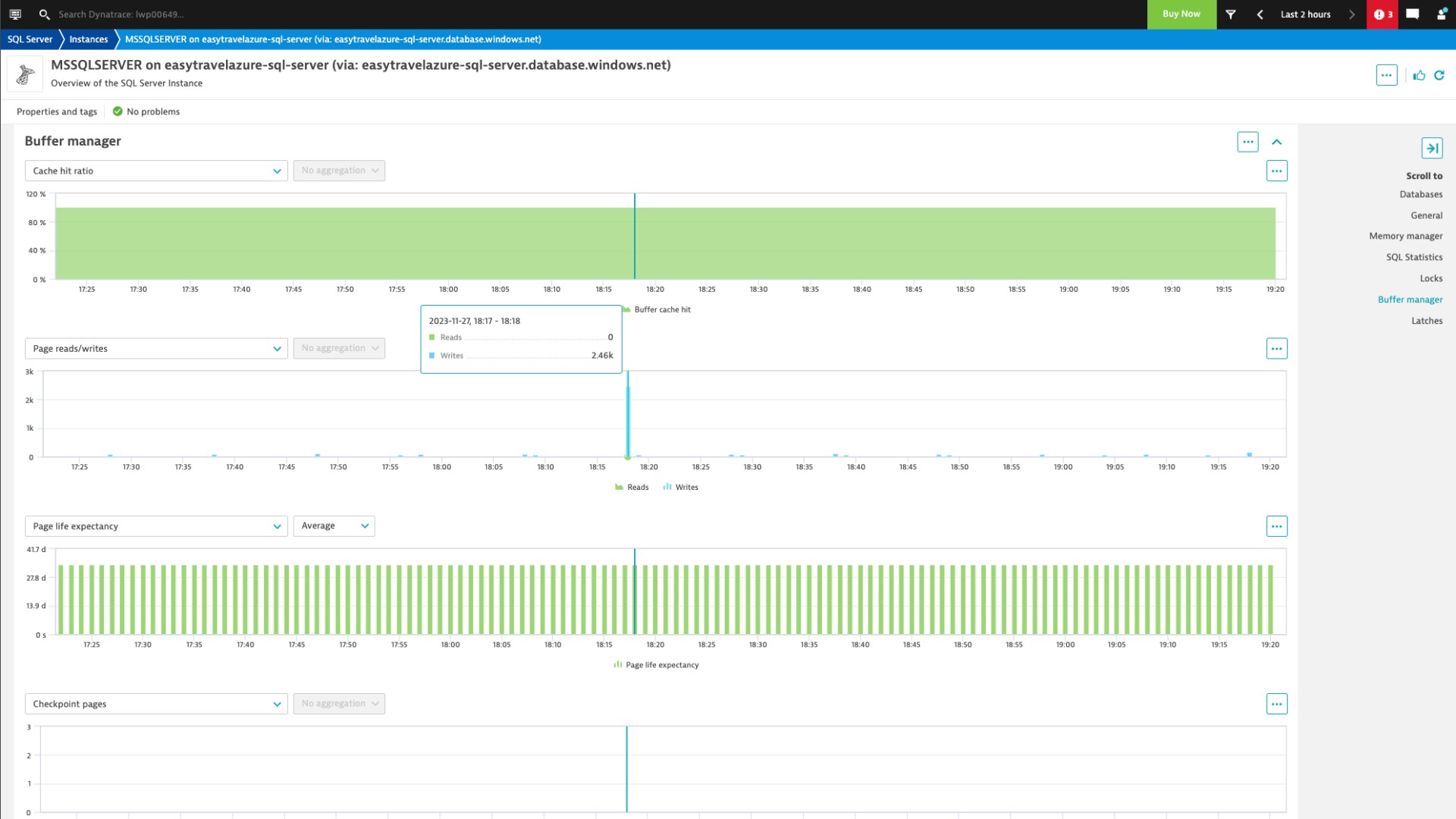 Memory monitoring