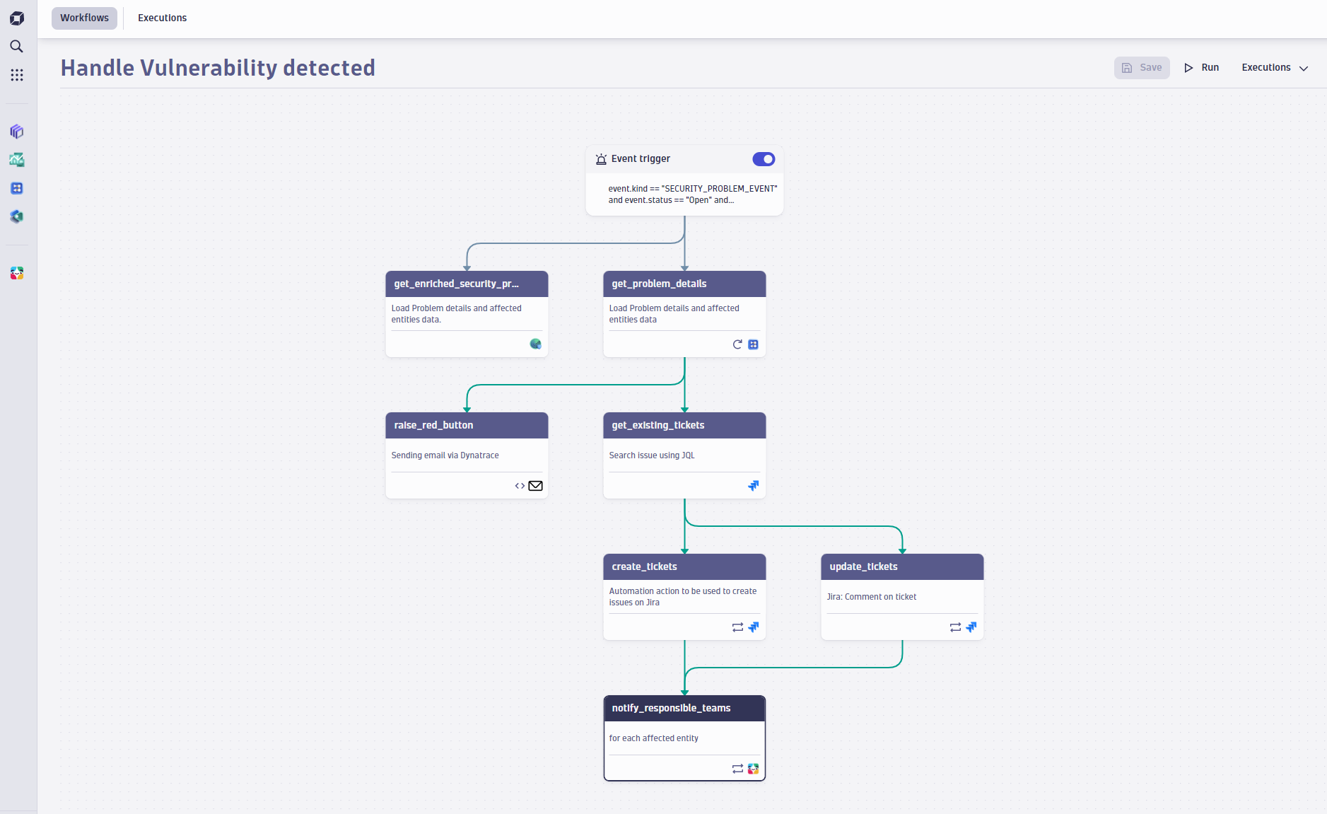 Slack for Workflows is accessed through the Workflows app.