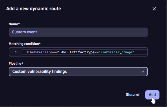 add dynamic routing