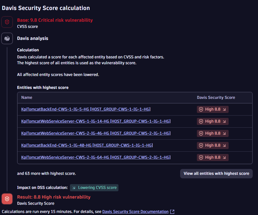 dss calculation card