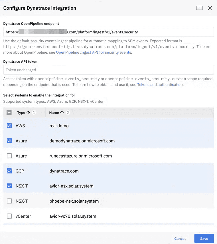 configure integration