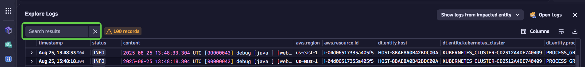 search for text