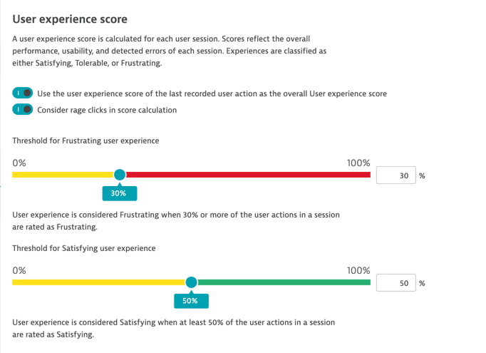 Dynatrace User Experience Score – MOGO