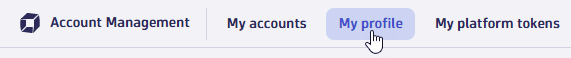 Account Management: My profile