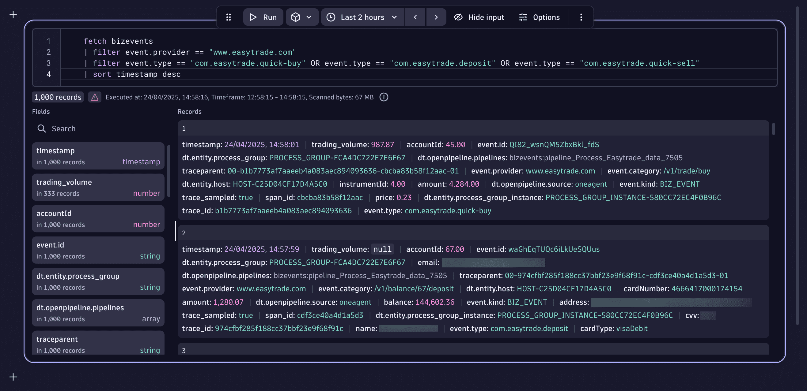 Analyze your data with DQL