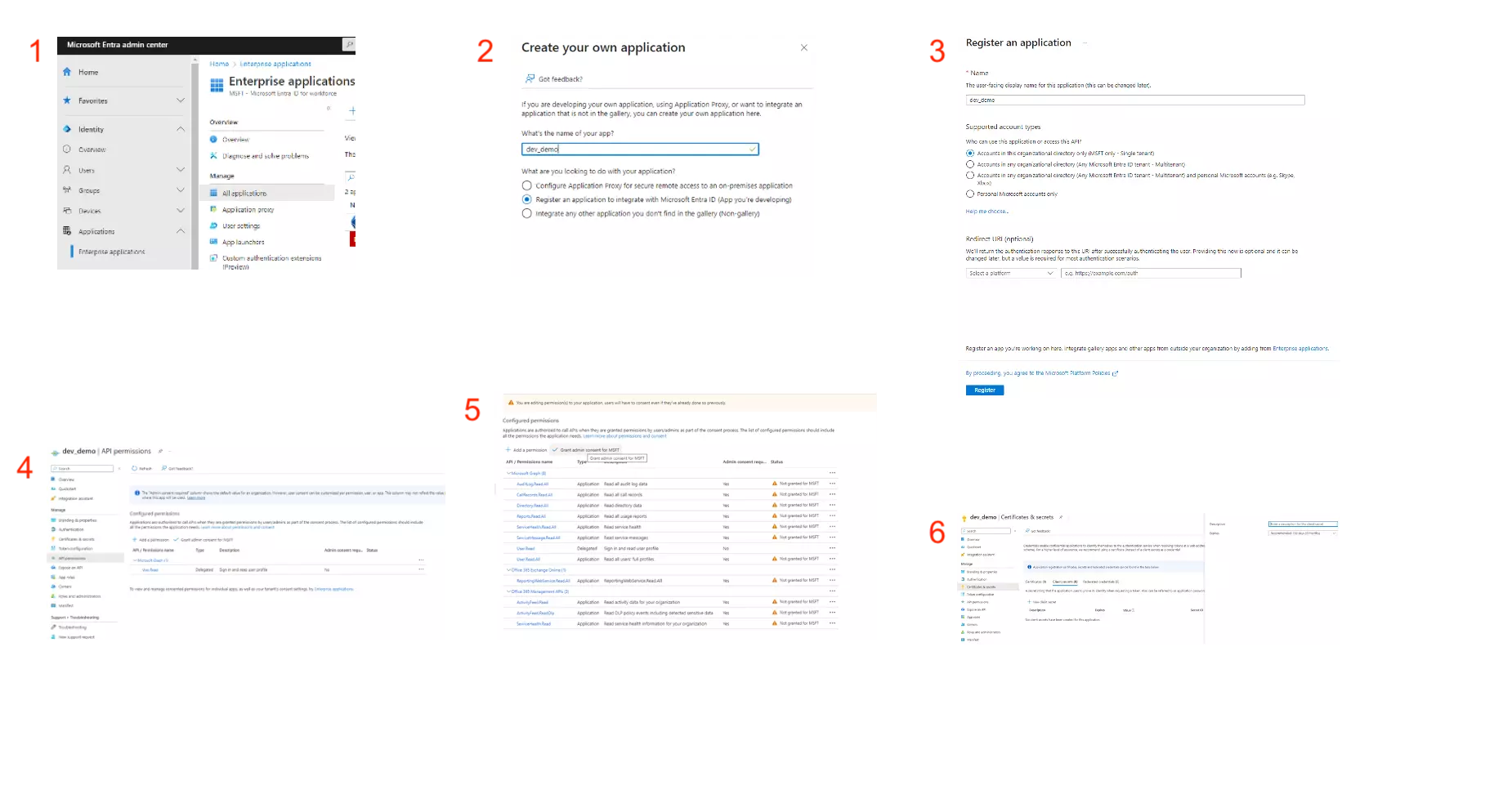 Azure app configuration steps