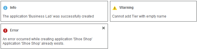 Business units notifications