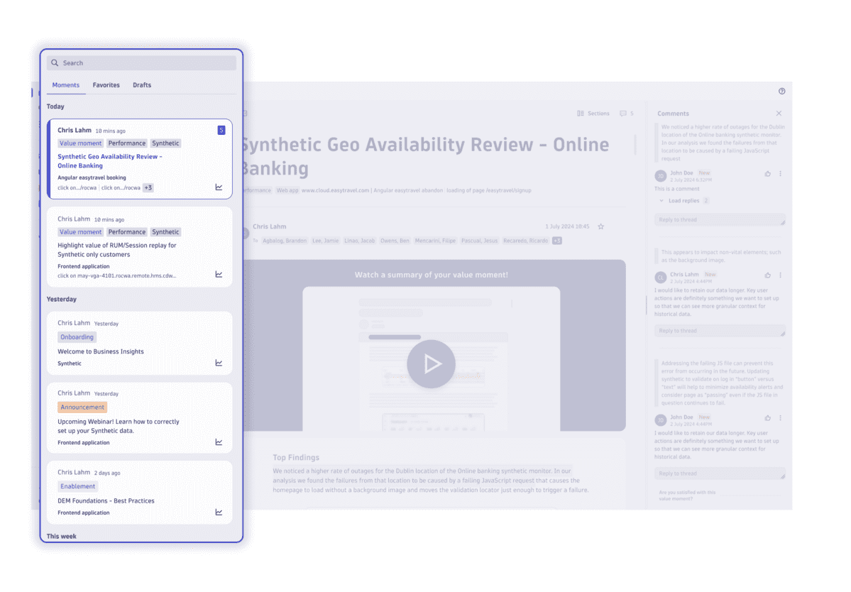 Business Insights — Dynatrace Docs