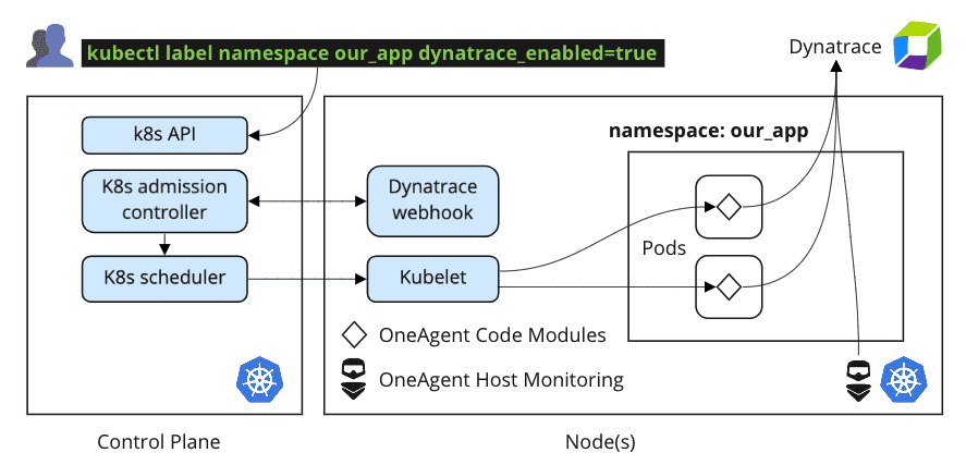 Cloud natice Injection Kubernetes Dynatrace