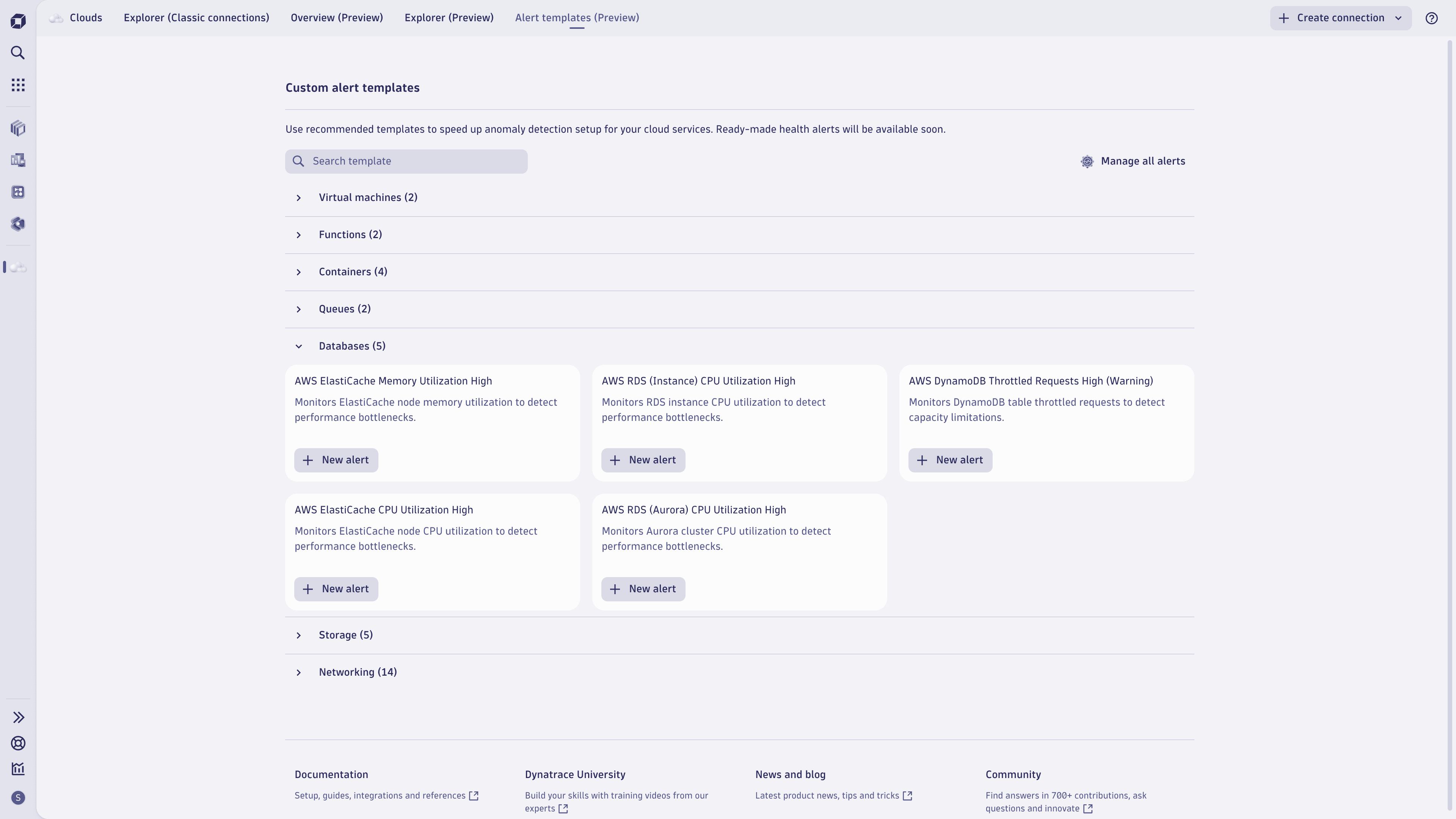 Clouds app - custom alert templates