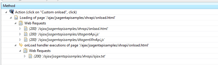 Extended onload handling