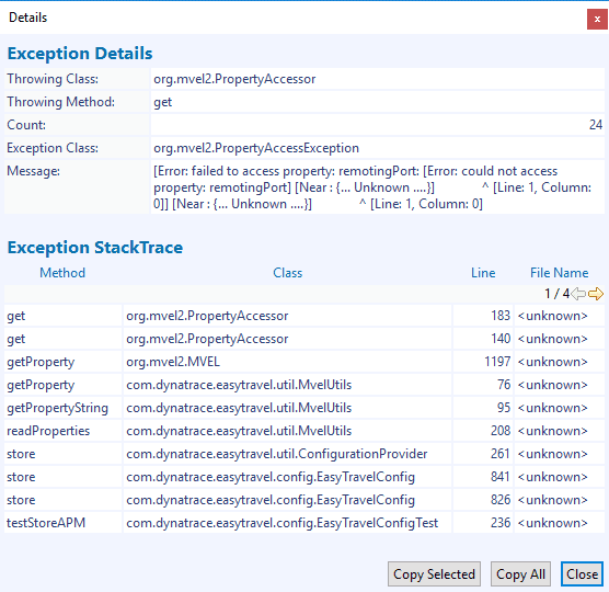 Exception Details