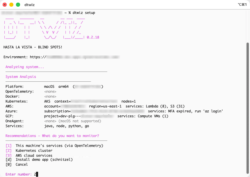 dtwiz CLI