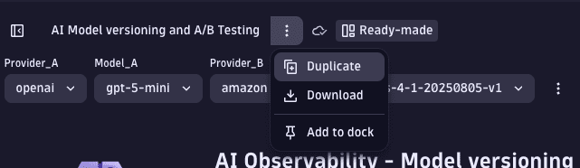 Duplicate Dashboard