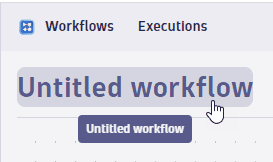 Rename workflow
