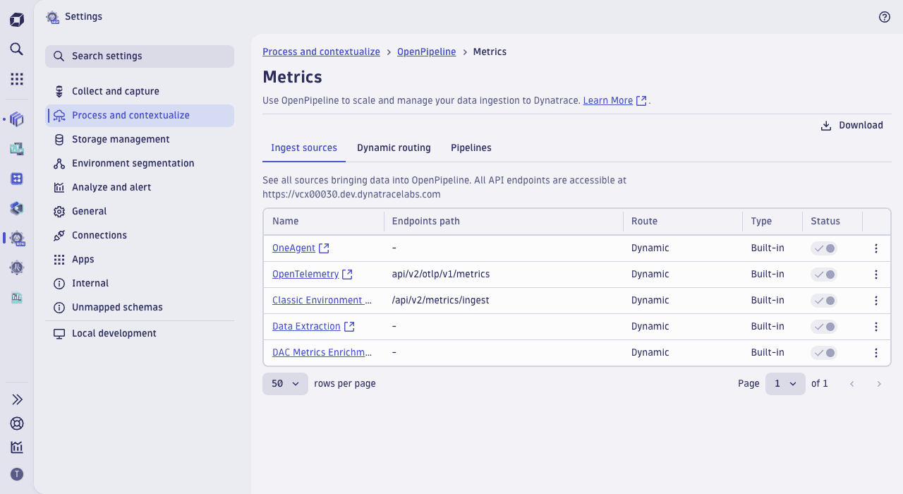 Process and enrich your metrics with additional context at ingest