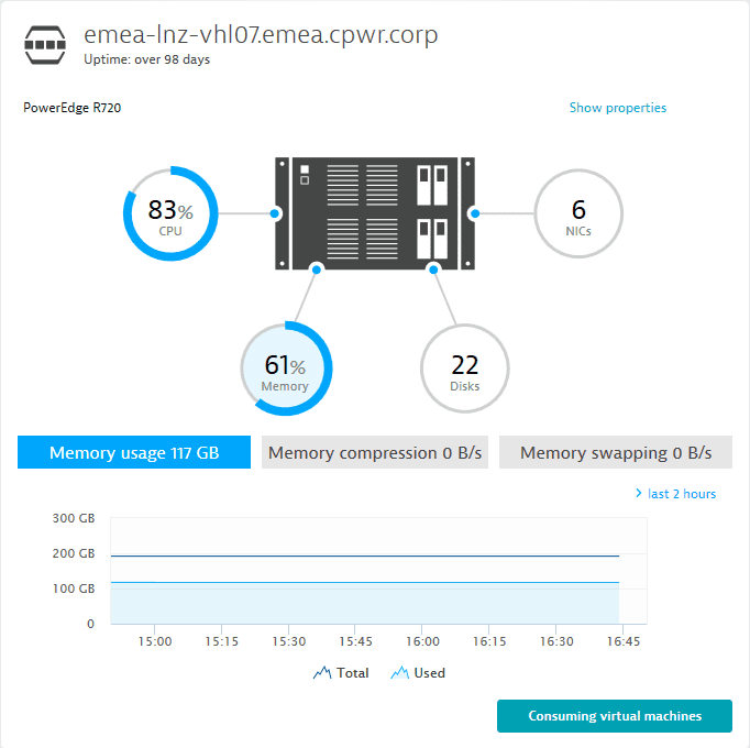 Esxi details memory