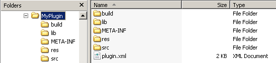 Plugin directory structure