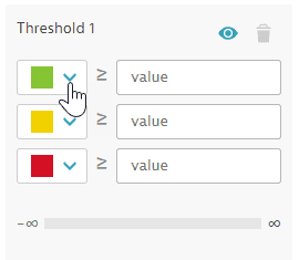 Adjust threshold color