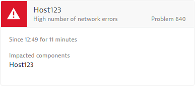 High number of network errors event