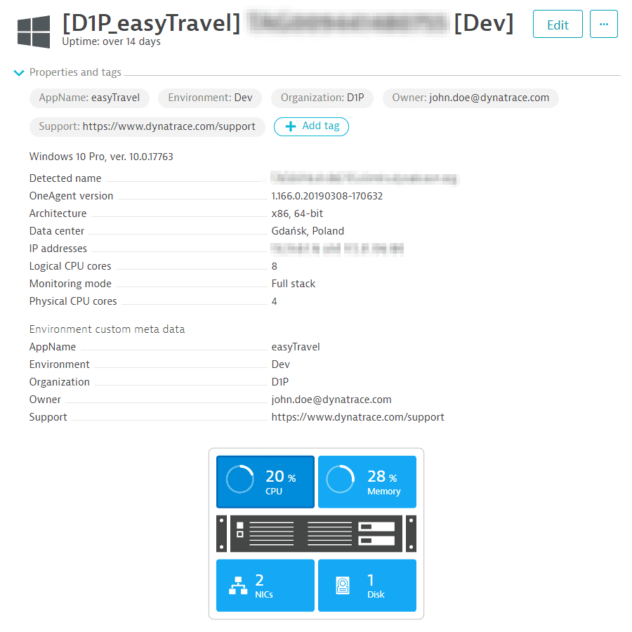 Define tags and metadata for hosts Dynatrace Help