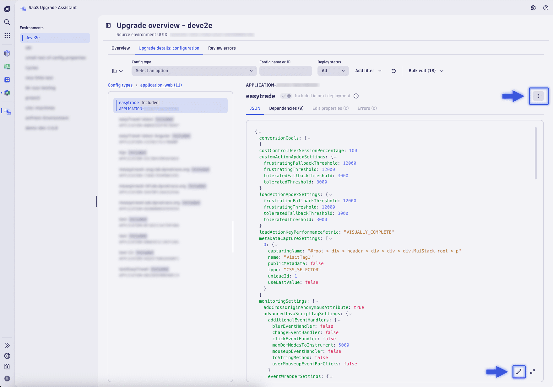 How to access Enter edit mode 