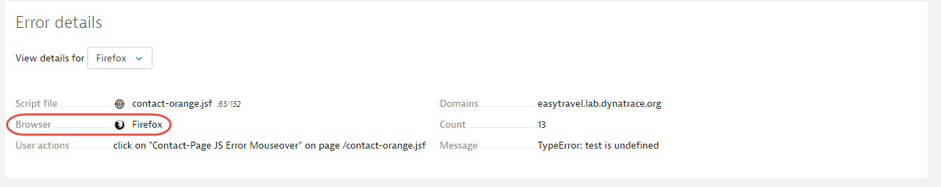 JavaScript errors