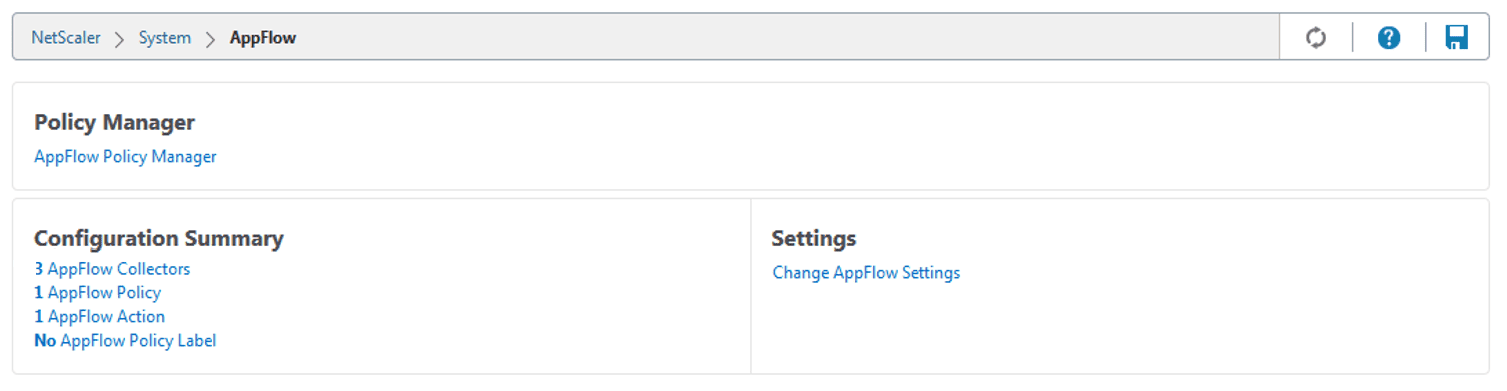 Netscaler AppFlow summary