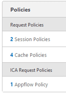 AppFlow policy listed