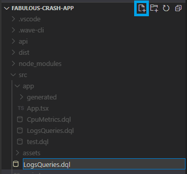 create a new file in vscode