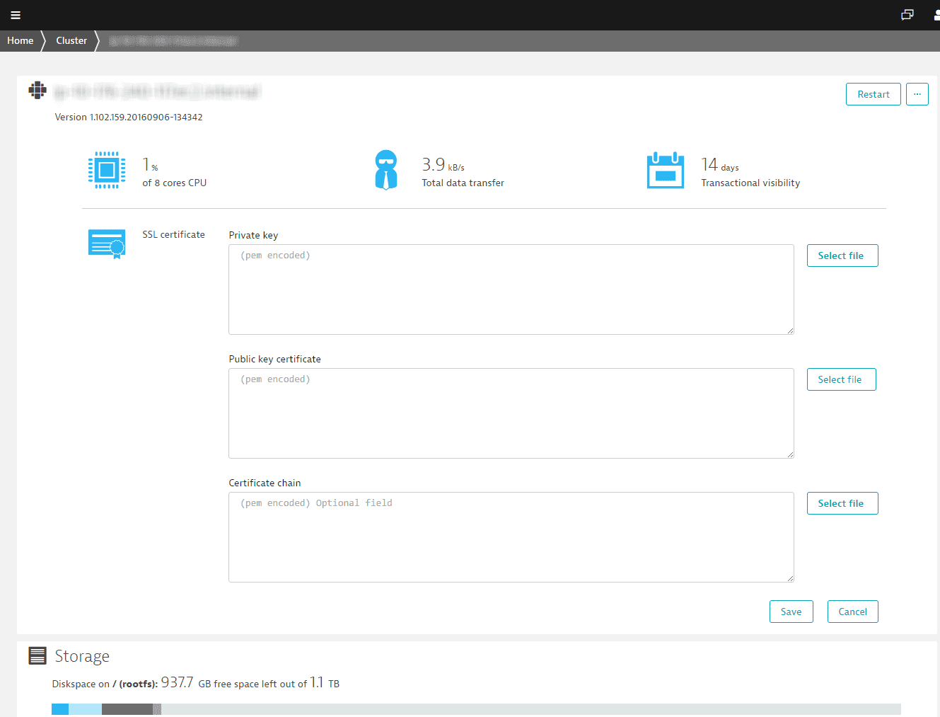 Onprem ssl certificates