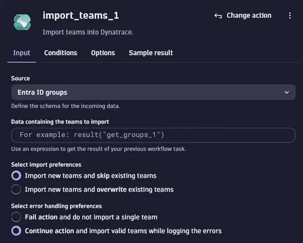 Import ownership teams from Entra ID