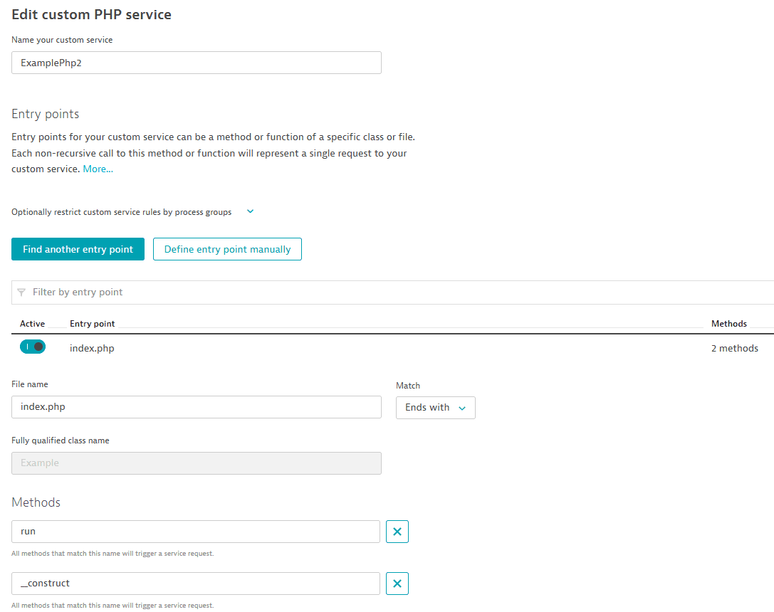 Instrument the construct function