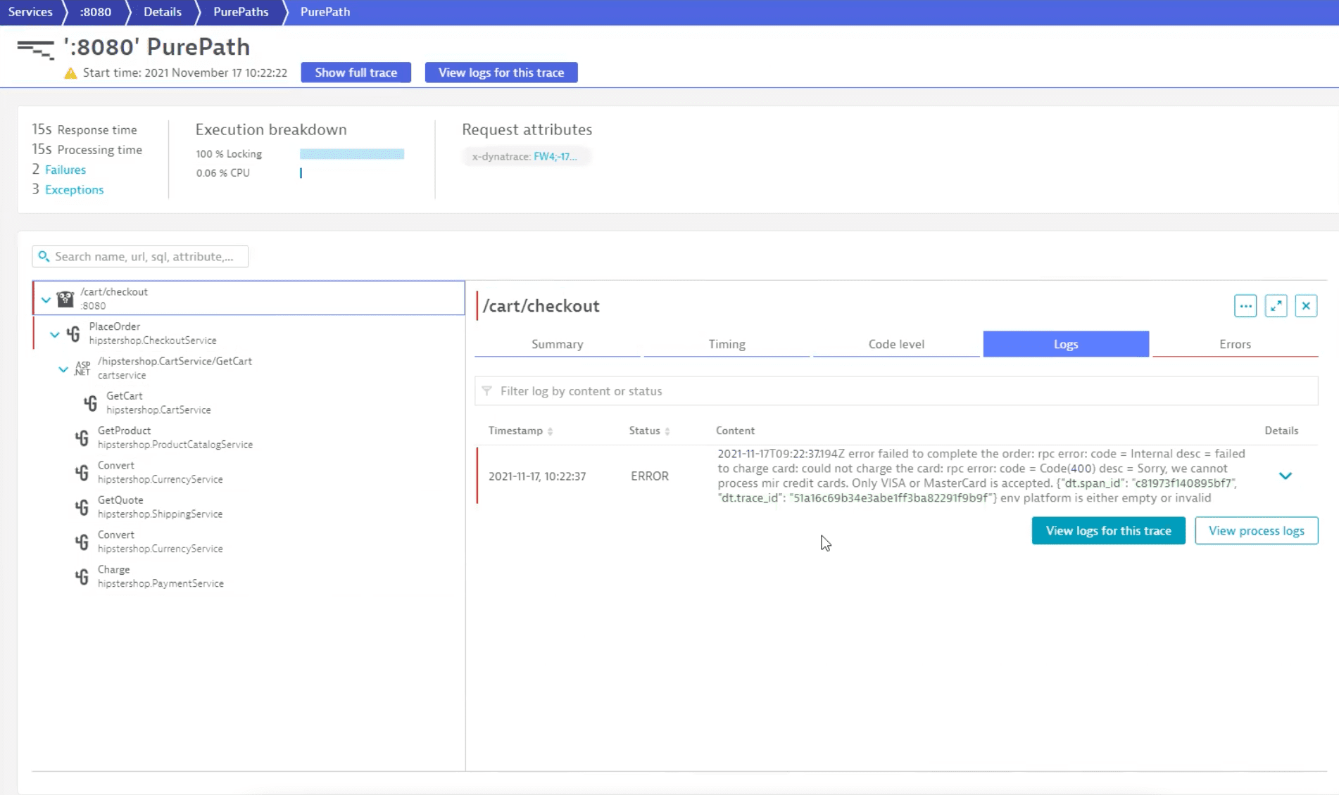 Log analysis PurePath - 11