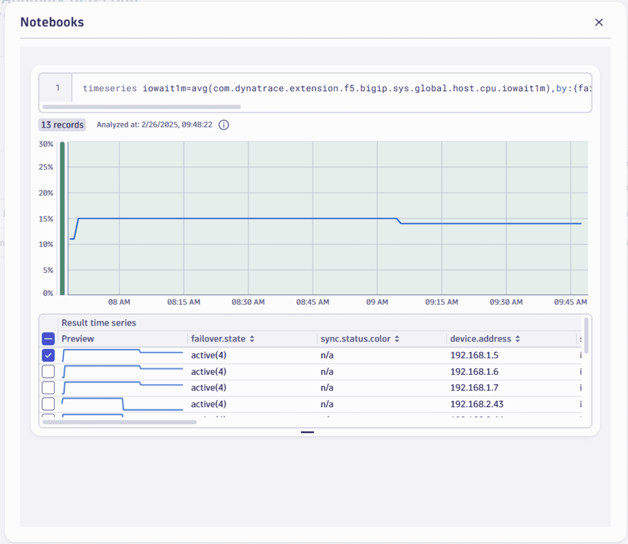 View and execute Grail query without leaving the app