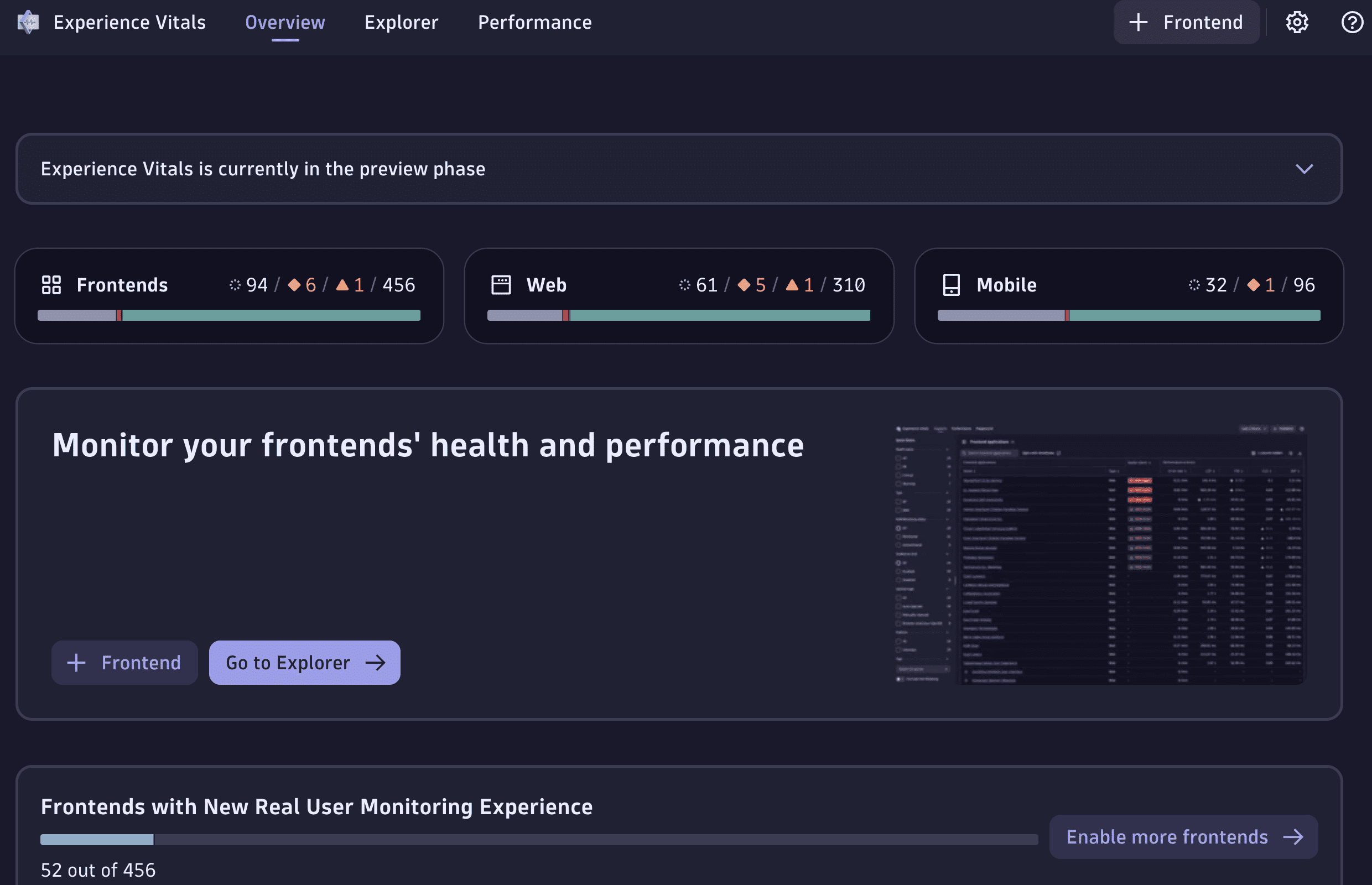 app-experience-vitals app