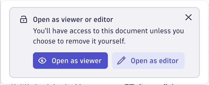 Read-only access available for notebooks and dashboards