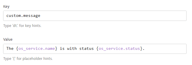 os-service-custom-message