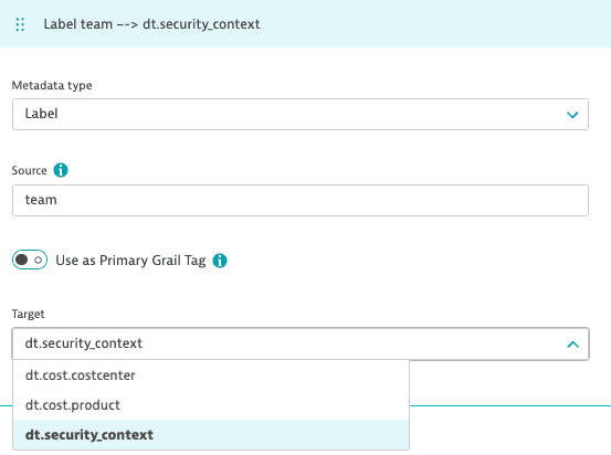 Enrichment Settings for Remapping