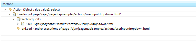 User Action with override