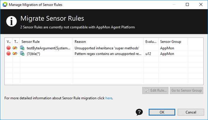 Migrate sensor rules