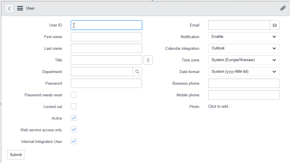 ServiceNow new user