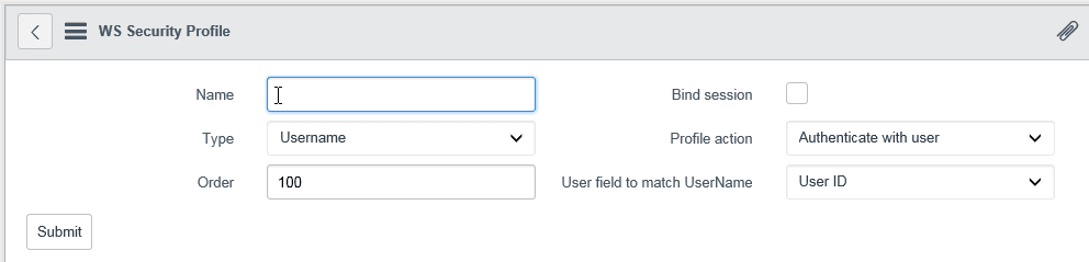 New web services security profile