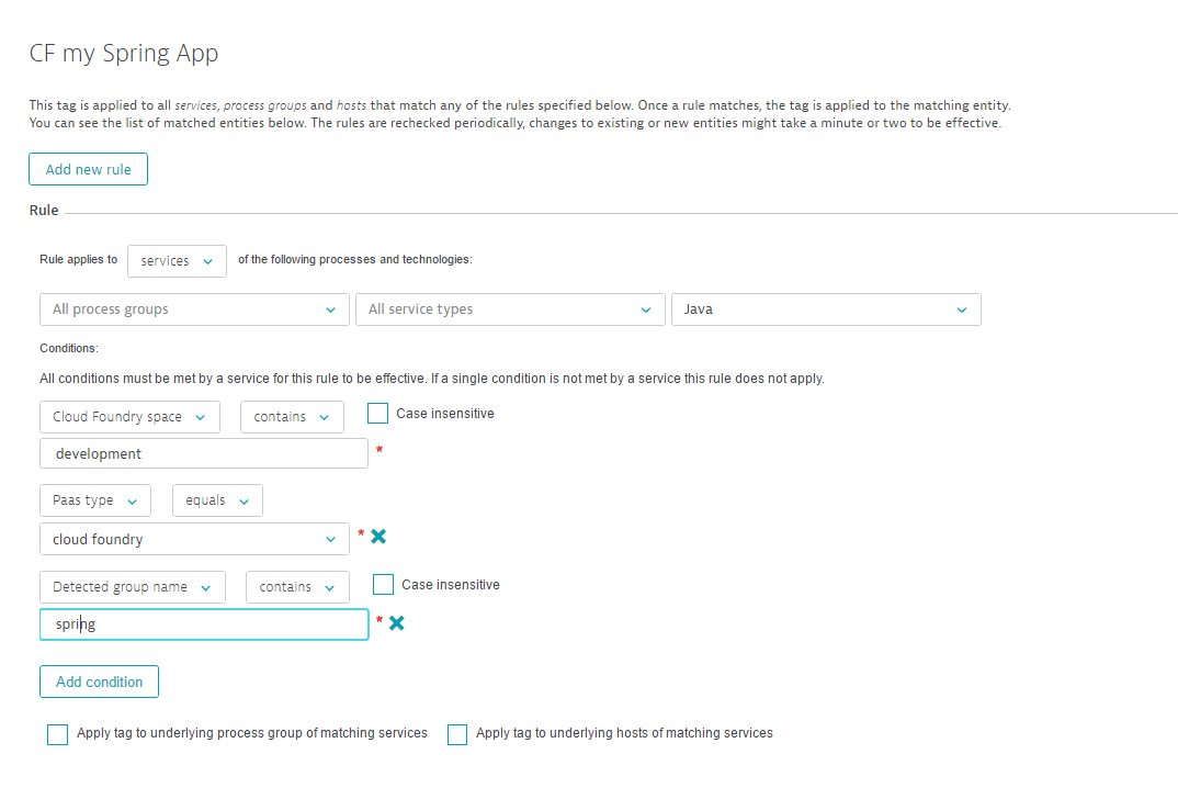 Apply for clearance tag