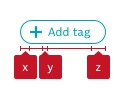Add tag button
