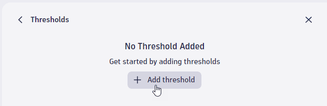 Thresholds: add
