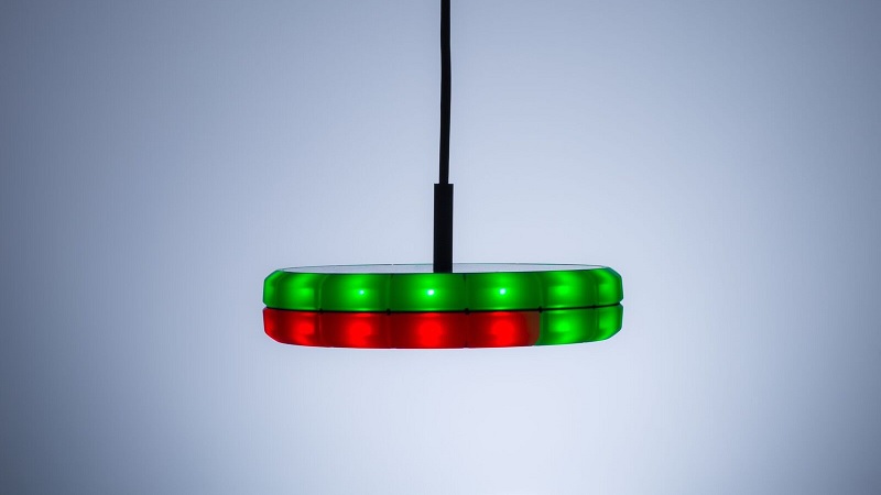 Use the REST API to control the LEDs to e.g. show the severity or impact by more or fewer red LEDs.