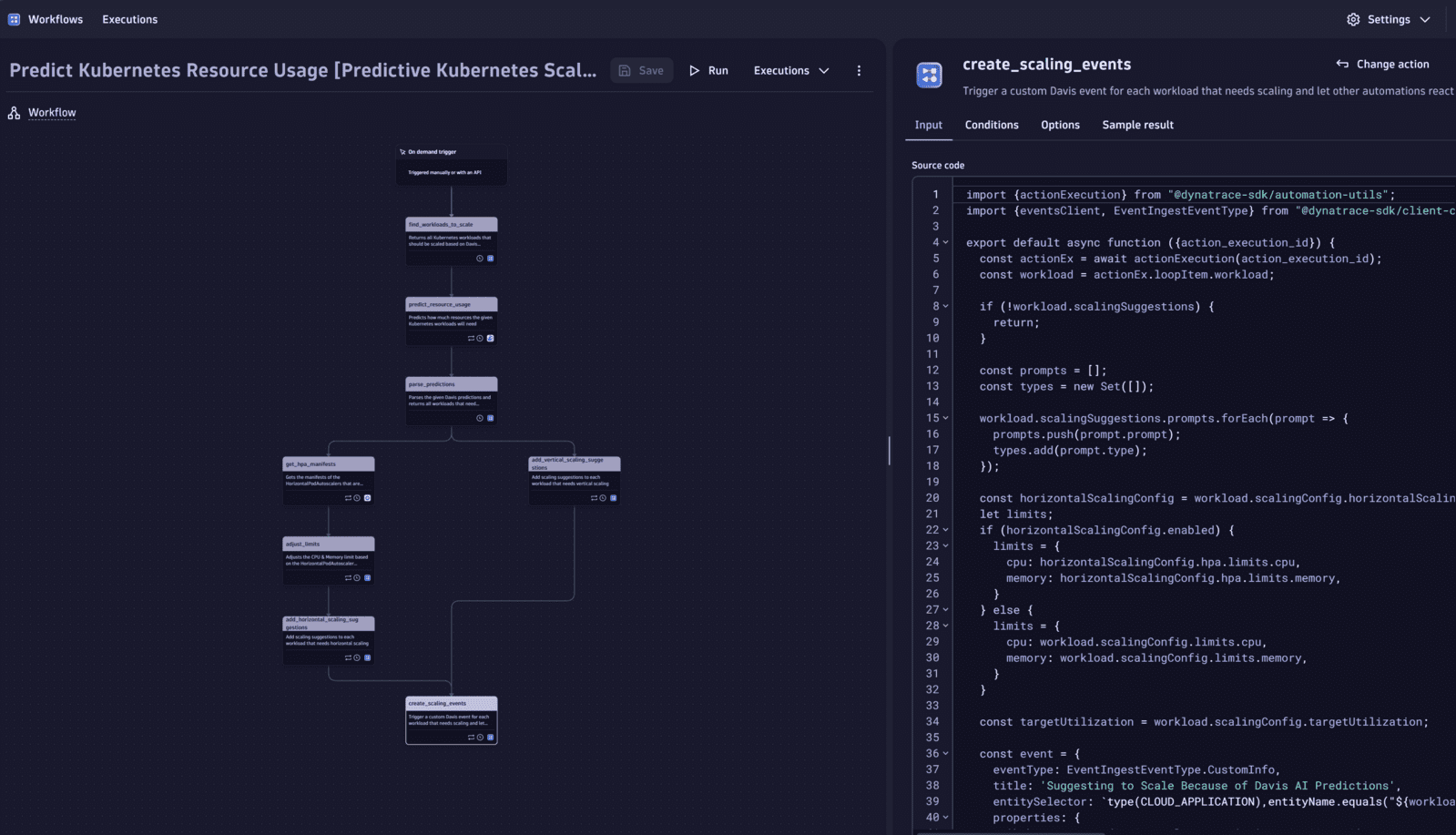 Predict and autoscale Kubernetes workloads — Dynatrace Docs